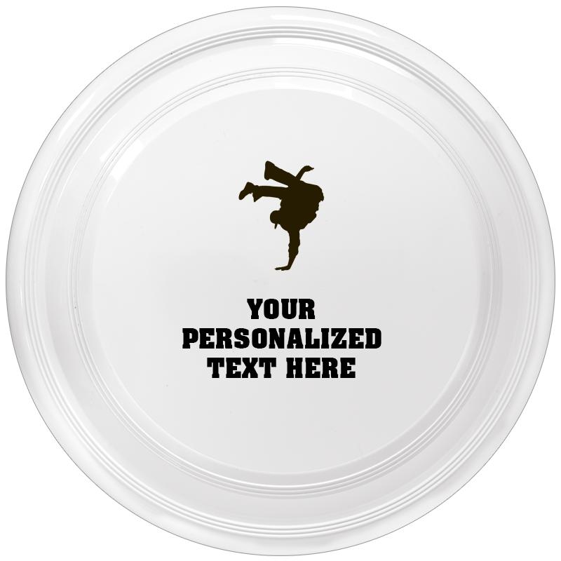 9" WHITE FRISBEE