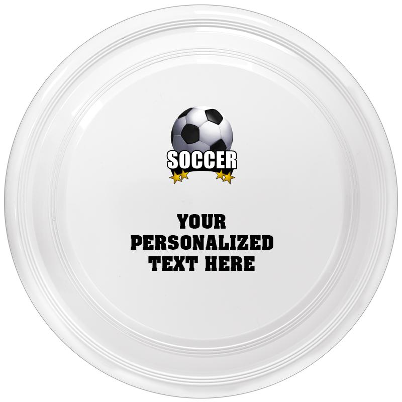 9" WHITE FRISBEE