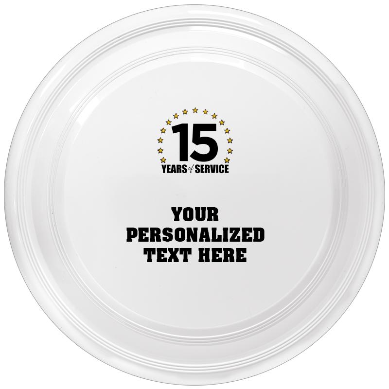 9" WHITE FRISBEE