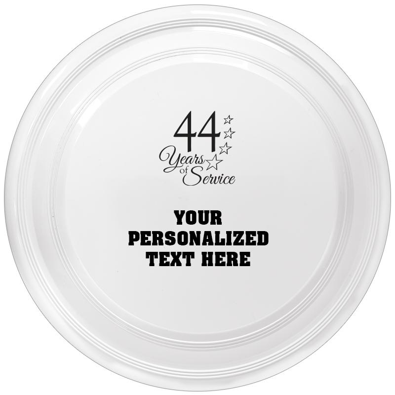 9" WHITE FRISBEE