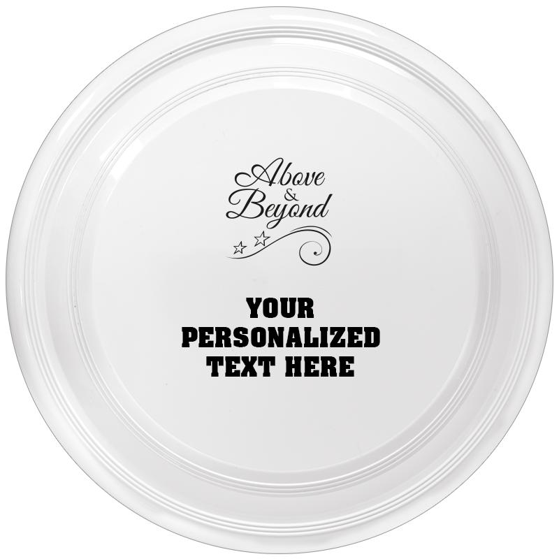 9" WHITE FRISBEE