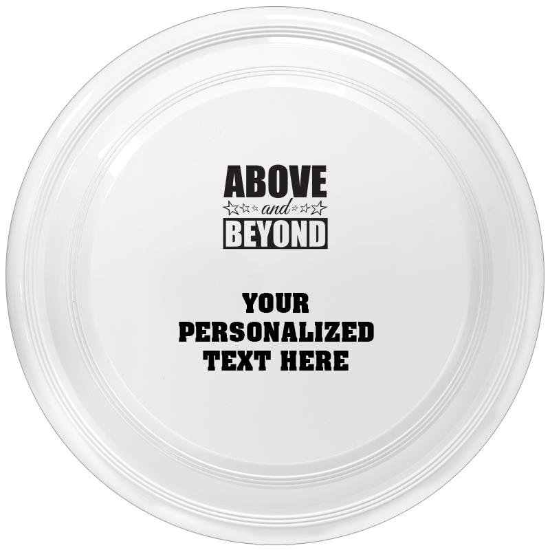 9" WHITE FRISBEE