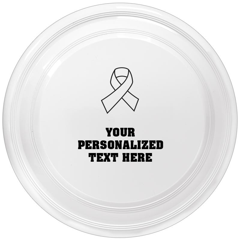 9" WHITE FRISBEE