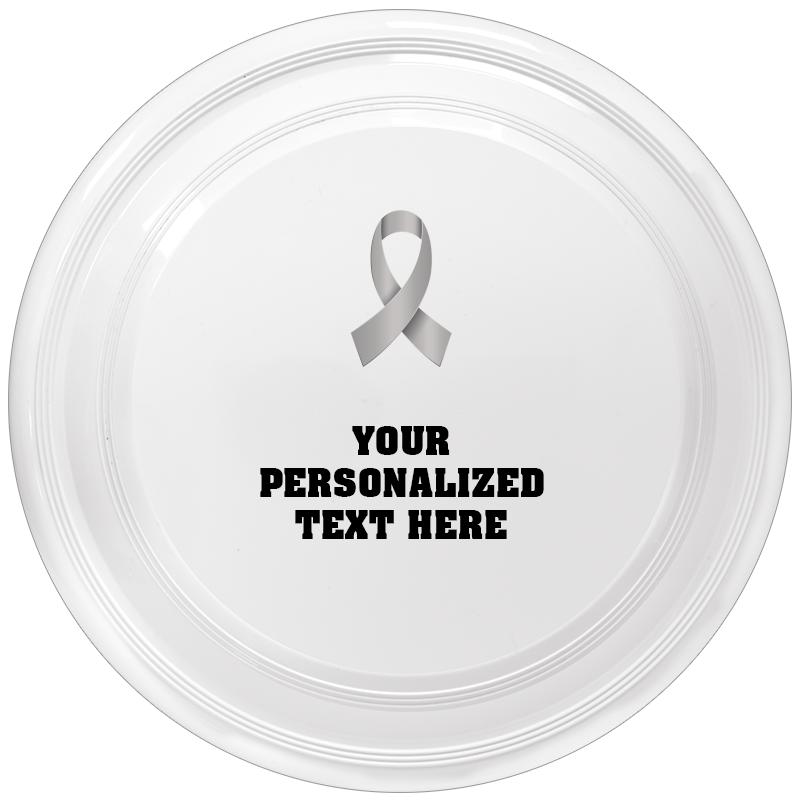 9" WHITE FRISBEE