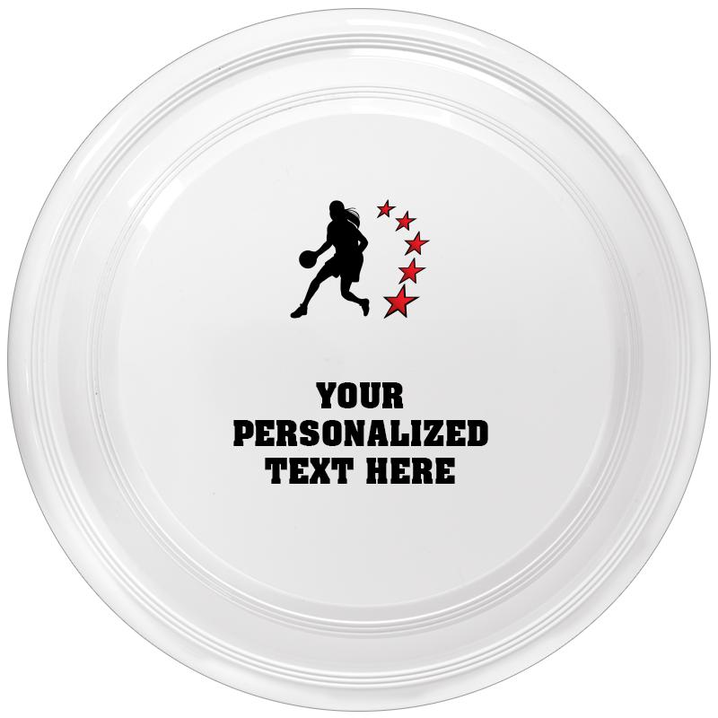 9" WHITE FRISBEE