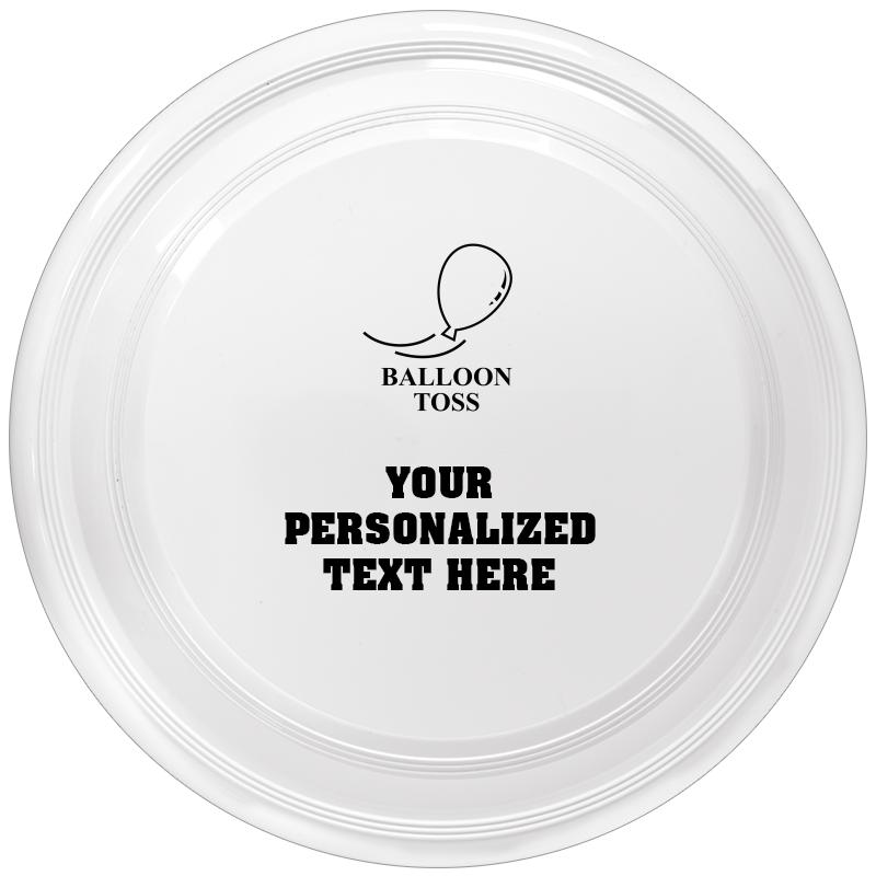 9" WHITE FRISBEE