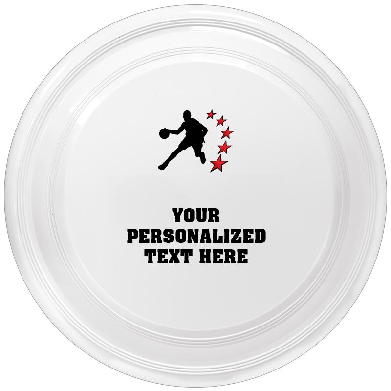 9" WHITE FRISBEE