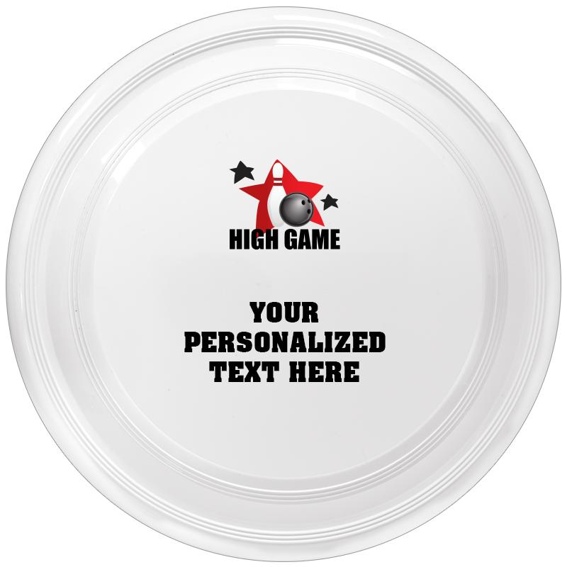 9" WHITE FRISBEE