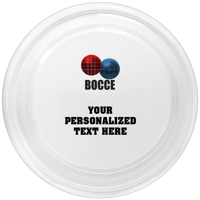 9" WHITE FRISBEE