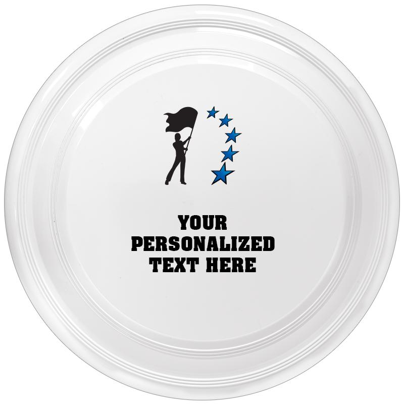 9" WHITE FRISBEE