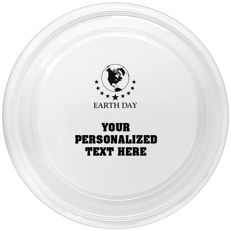 9" WHITE FRISBEE