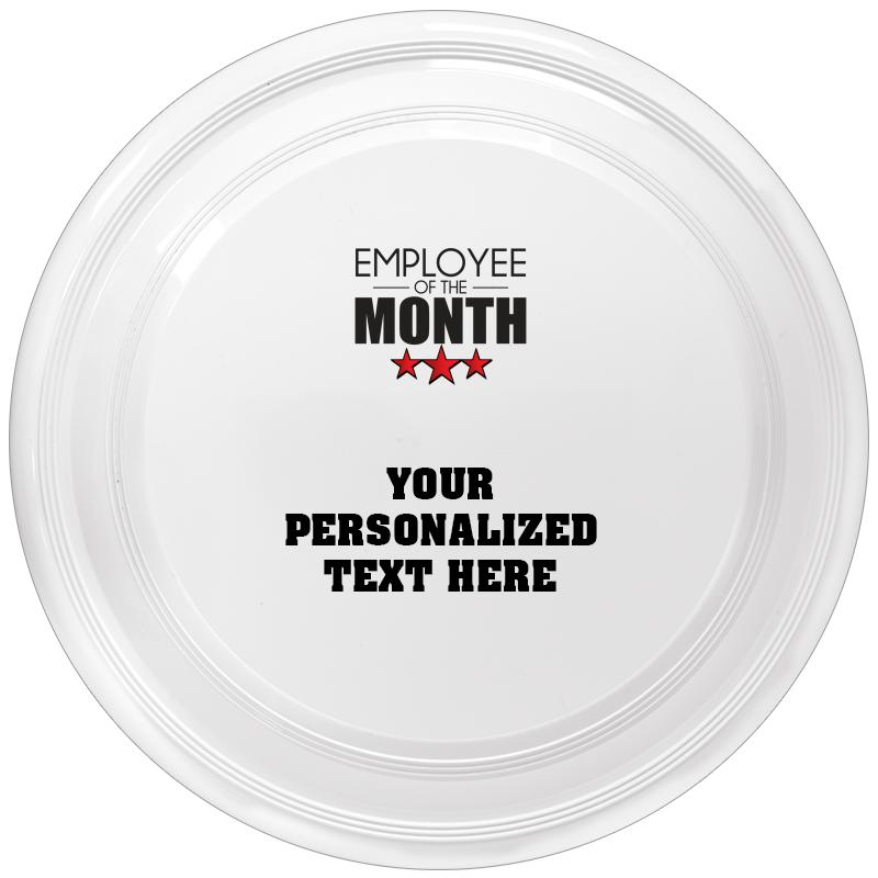 9" WHITE FRISBEE