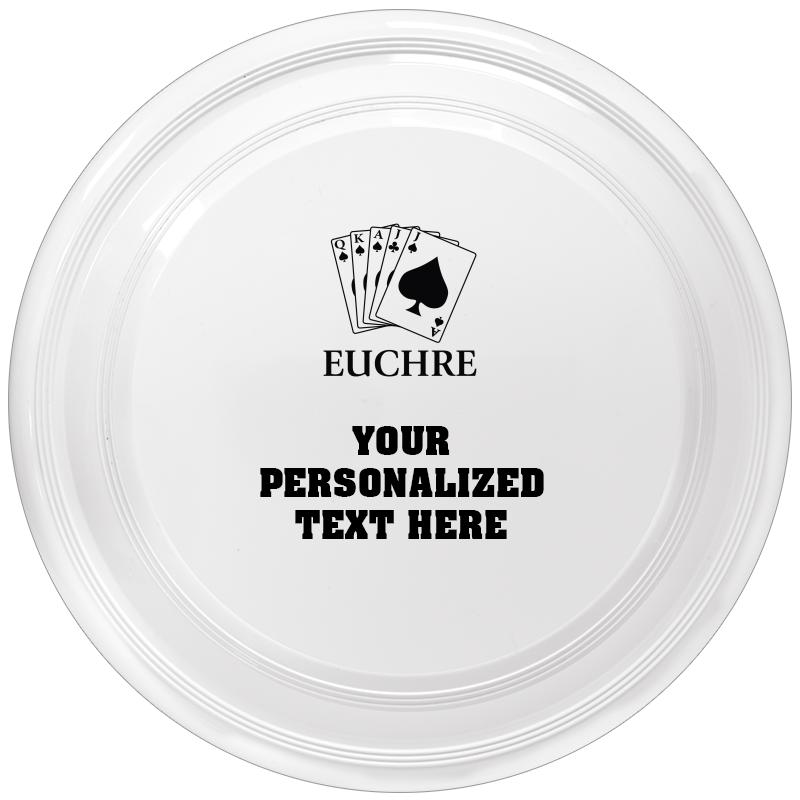 9" WHITE FRISBEE