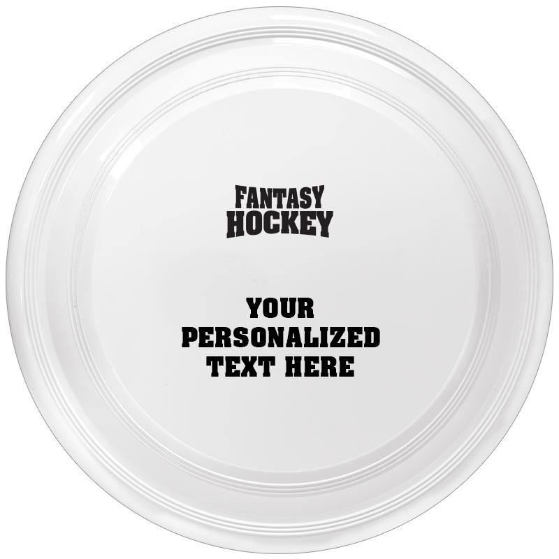 9" WHITE FRISBEE