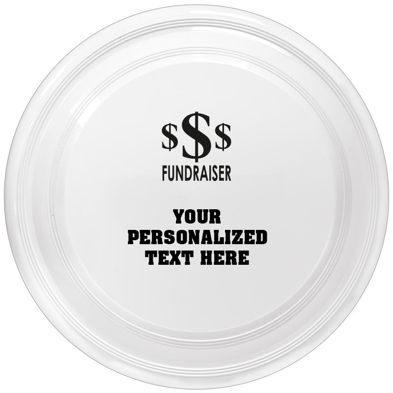 9" WHITE FRISBEE