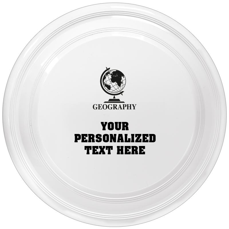 9" WHITE FRISBEE