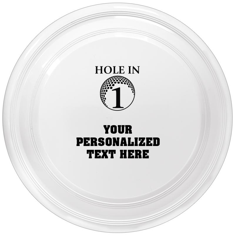 9" WHITE FRISBEE