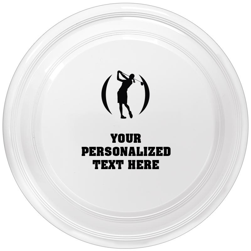 9" WHITE FRISBEE