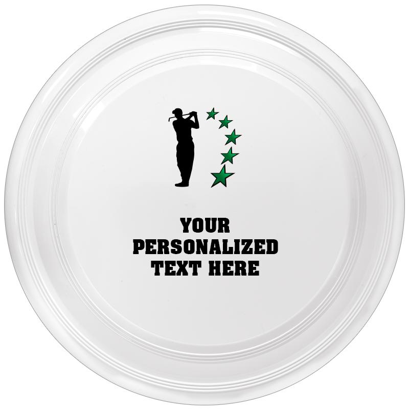 9" WHITE FRISBEE