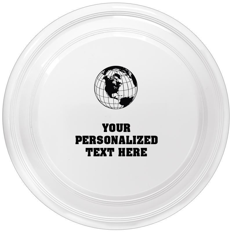 9" WHITE FRISBEE