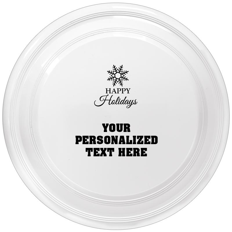 9" WHITE FRISBEE