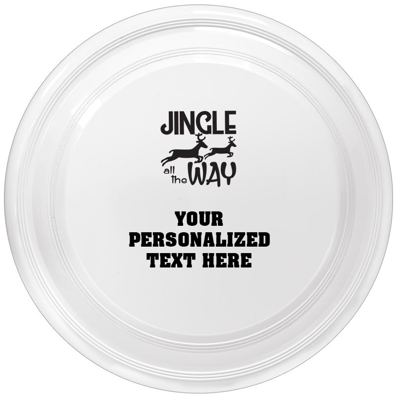 9" WHITE FRISBEE