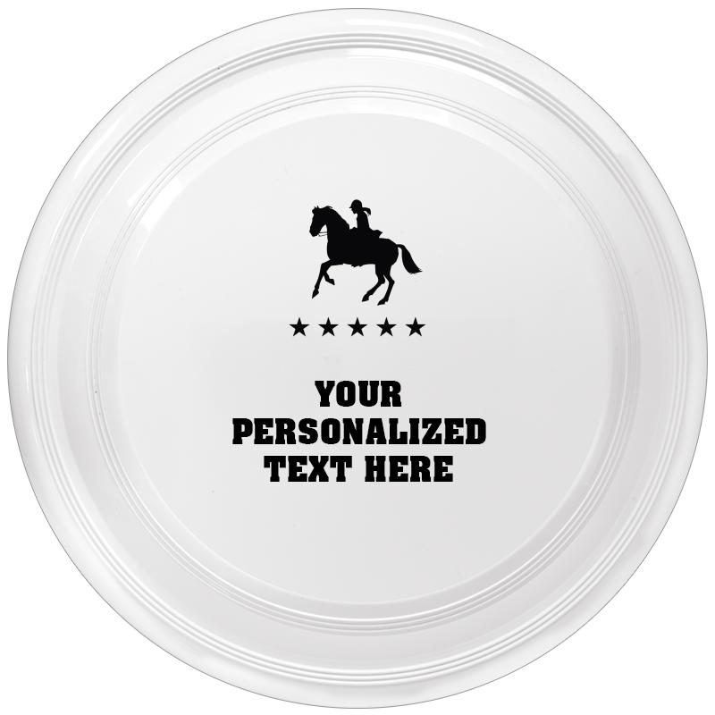 9" WHITE FRISBEE