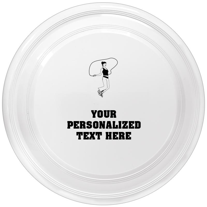 9" WHITE FRISBEE