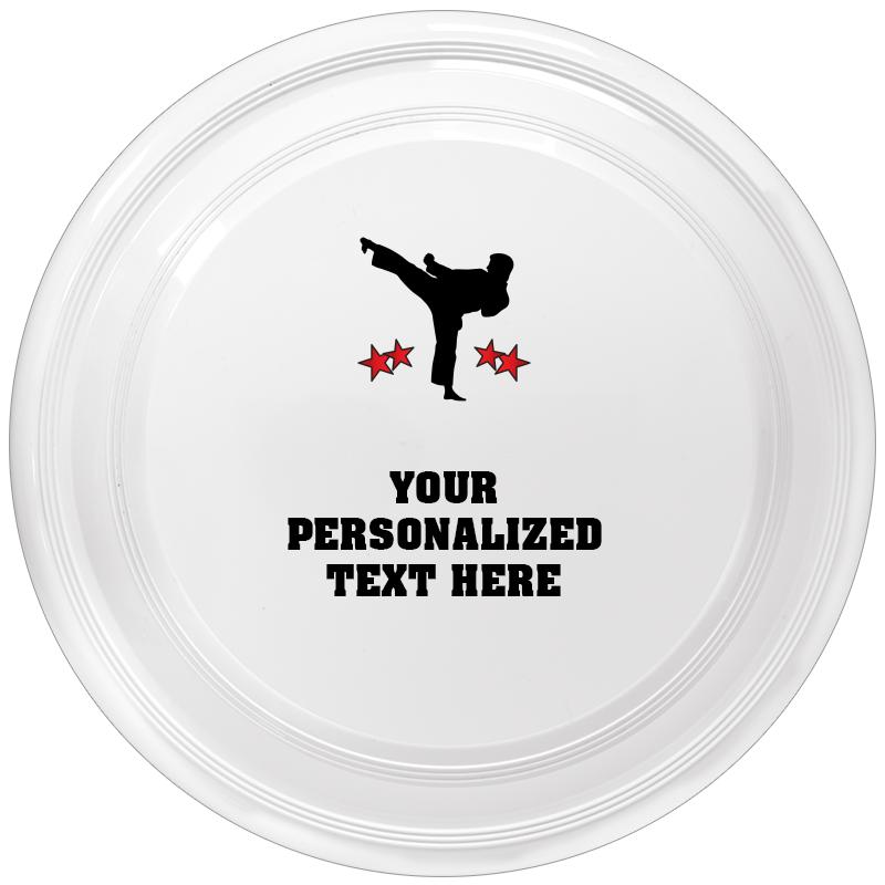 9" WHITE FRISBEE