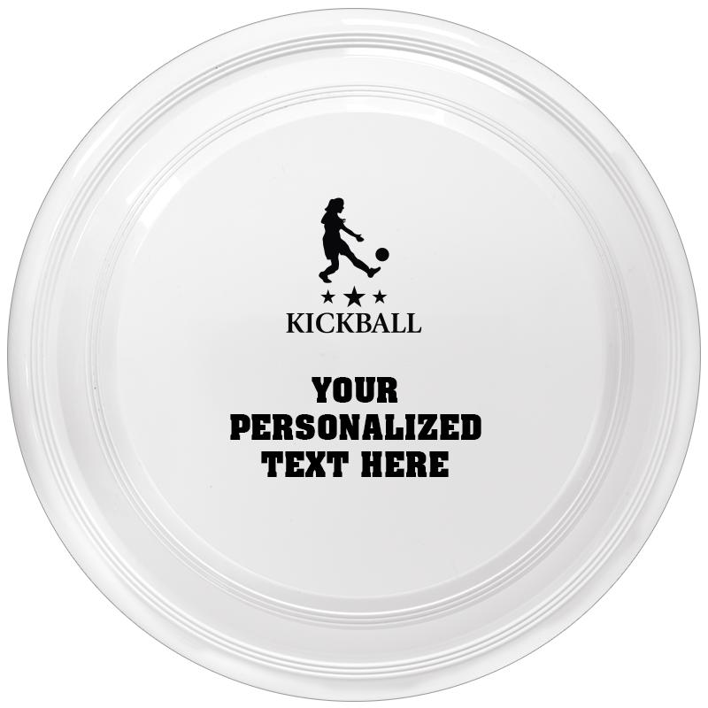 9" WHITE FRISBEE