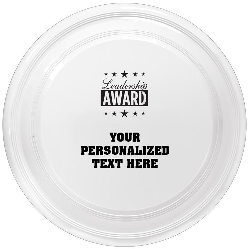 9" WHITE FRISBEE