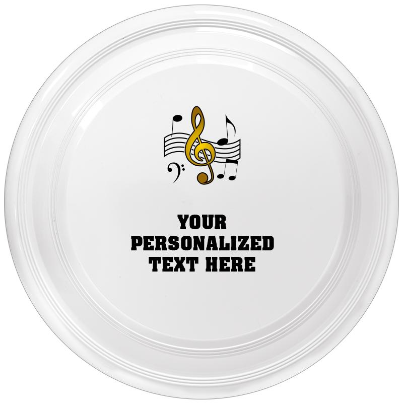 9" WHITE FRISBEE