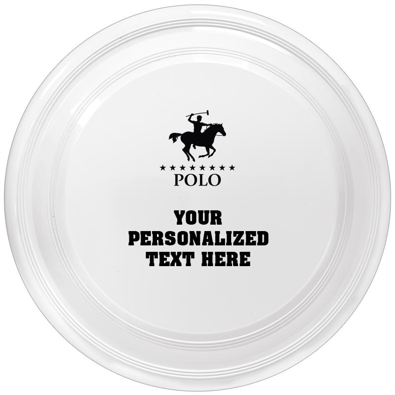 9" WHITE FRISBEE