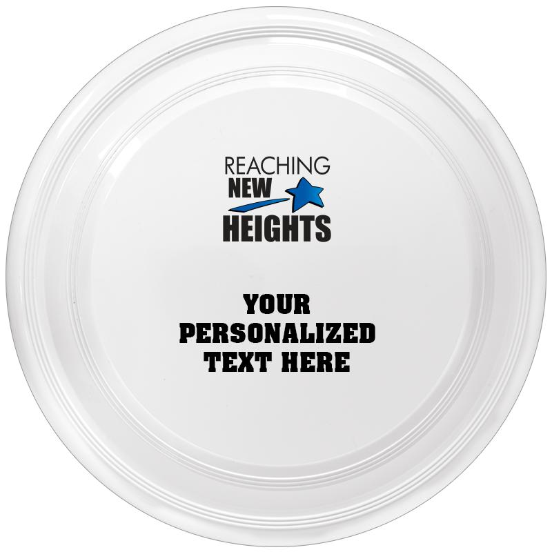 9" WHITE FRISBEE