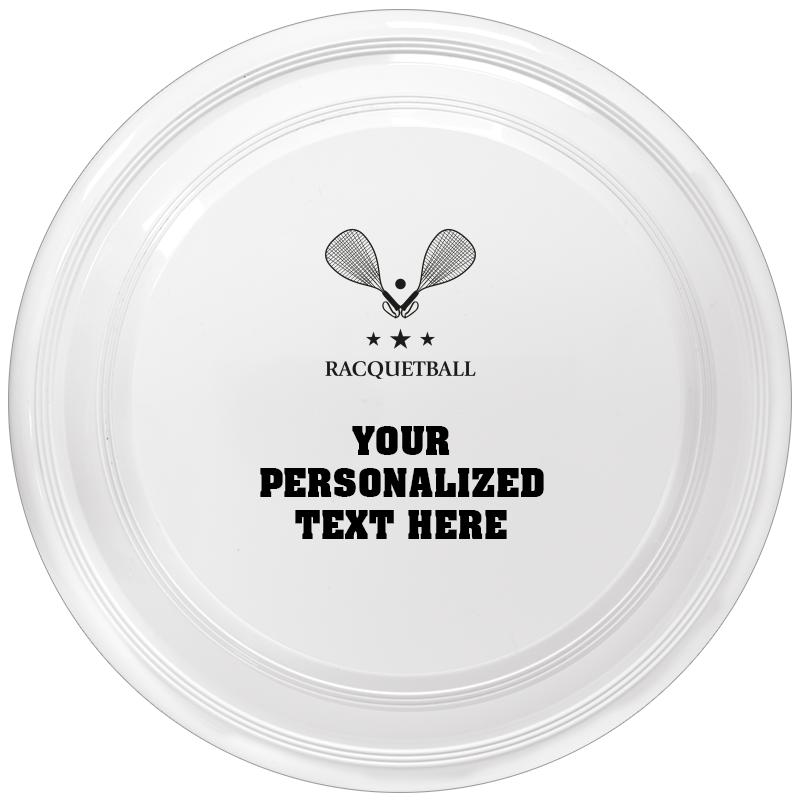 9" WHITE FRISBEE