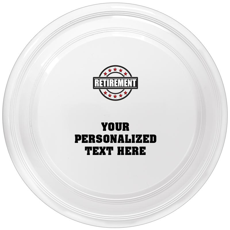 9" WHITE FRISBEE