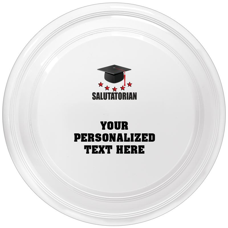 9" WHITE FRISBEE