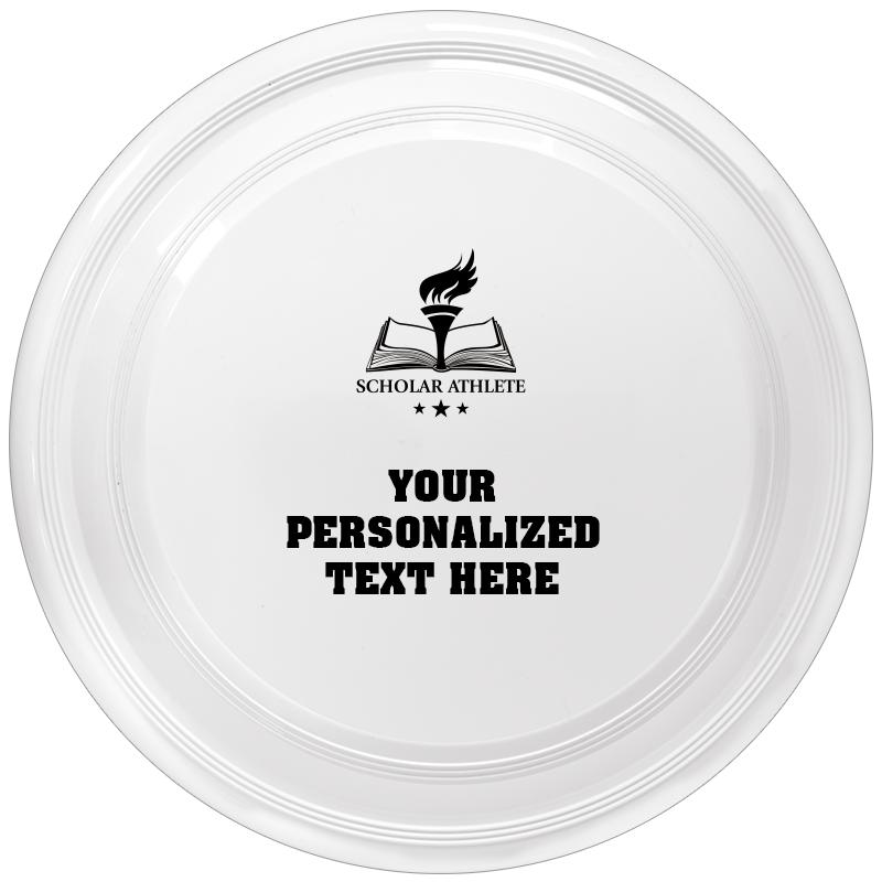 9" WHITE FRISBEE