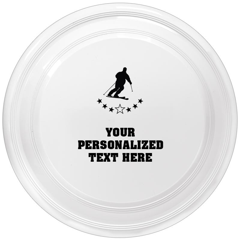9" WHITE FRISBEE