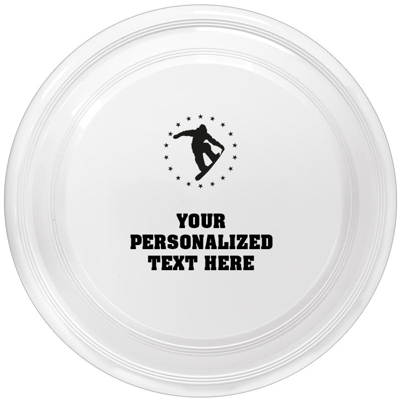 9" WHITE FRISBEE
