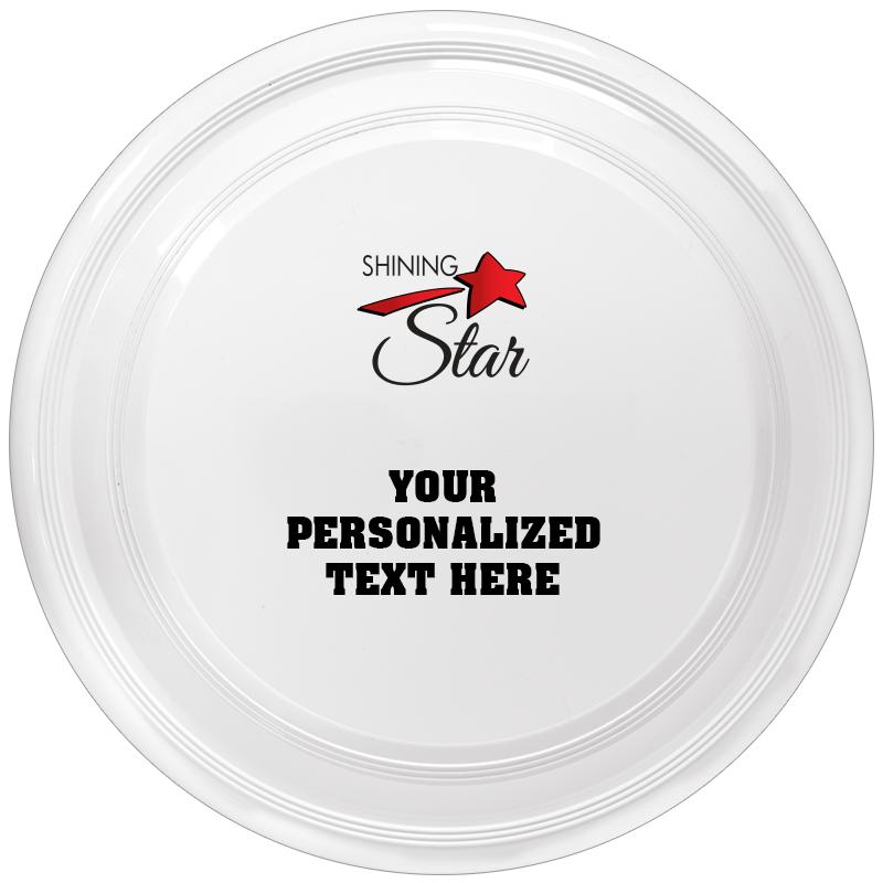 9" WHITE FRISBEE