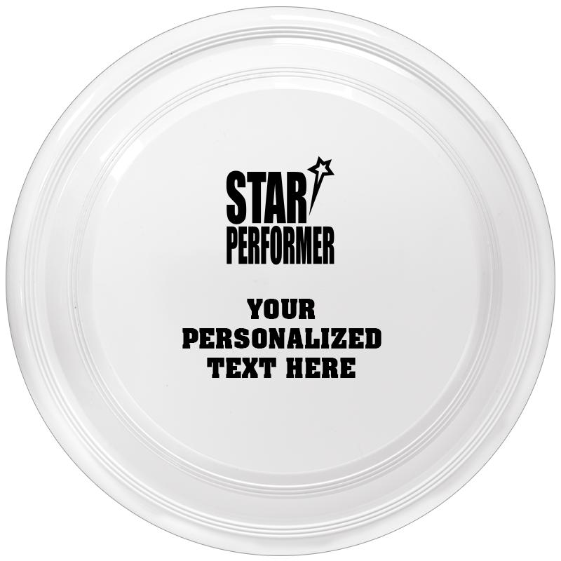 9" WHITE FRISBEE