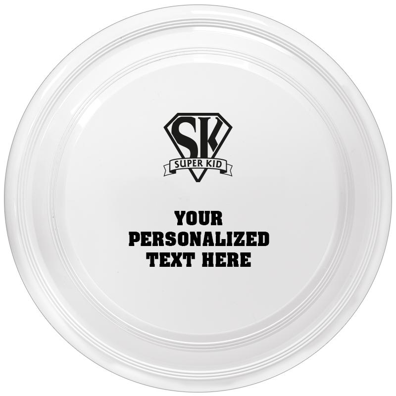 9" WHITE FRISBEE