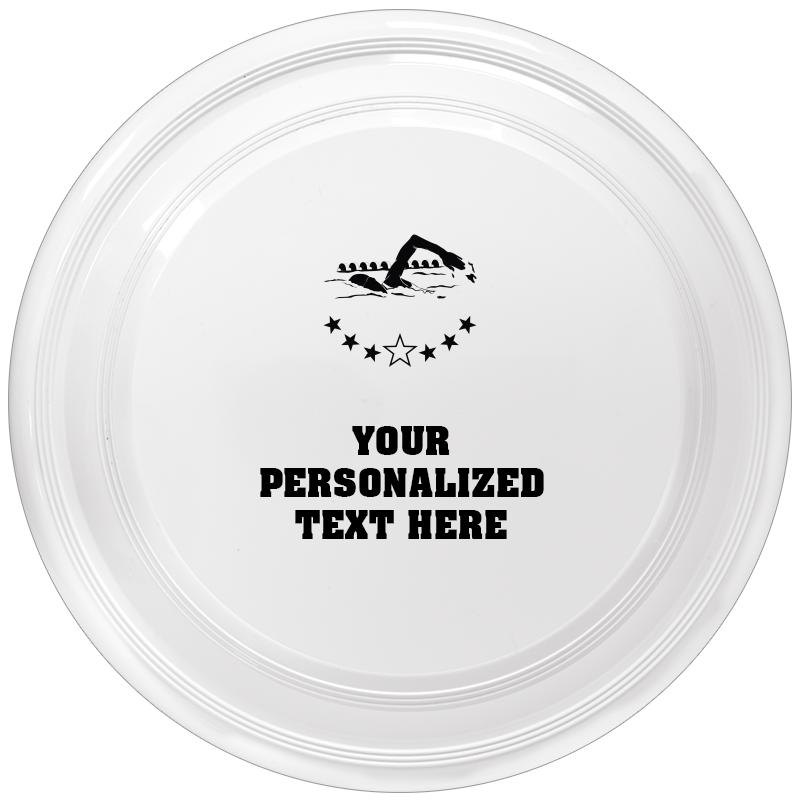 9" WHITE FRISBEE
