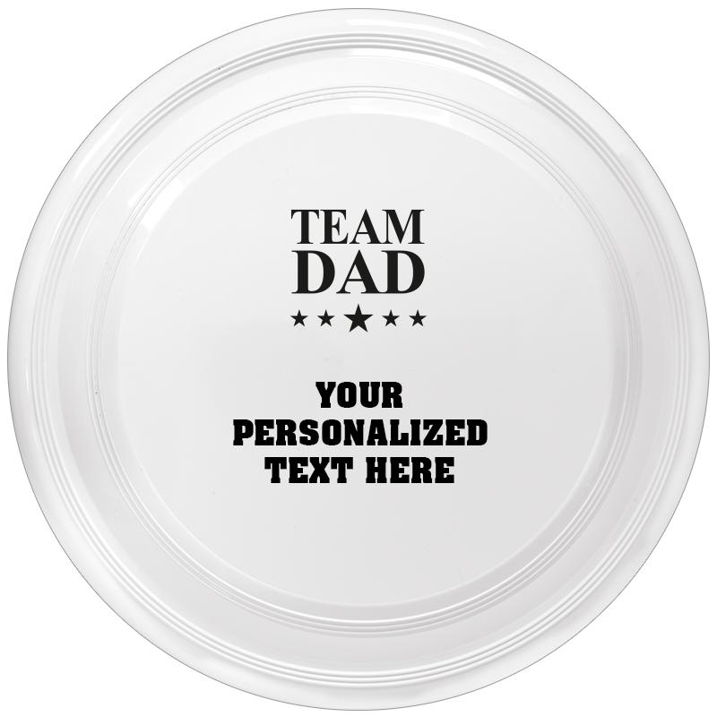 9" WHITE FRISBEE