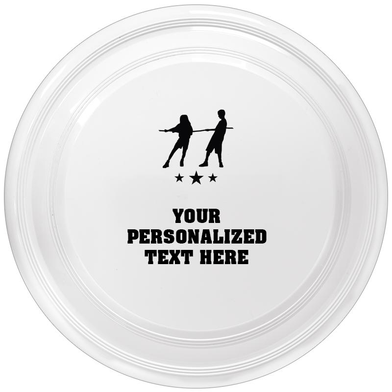 9" WHITE FRISBEE
