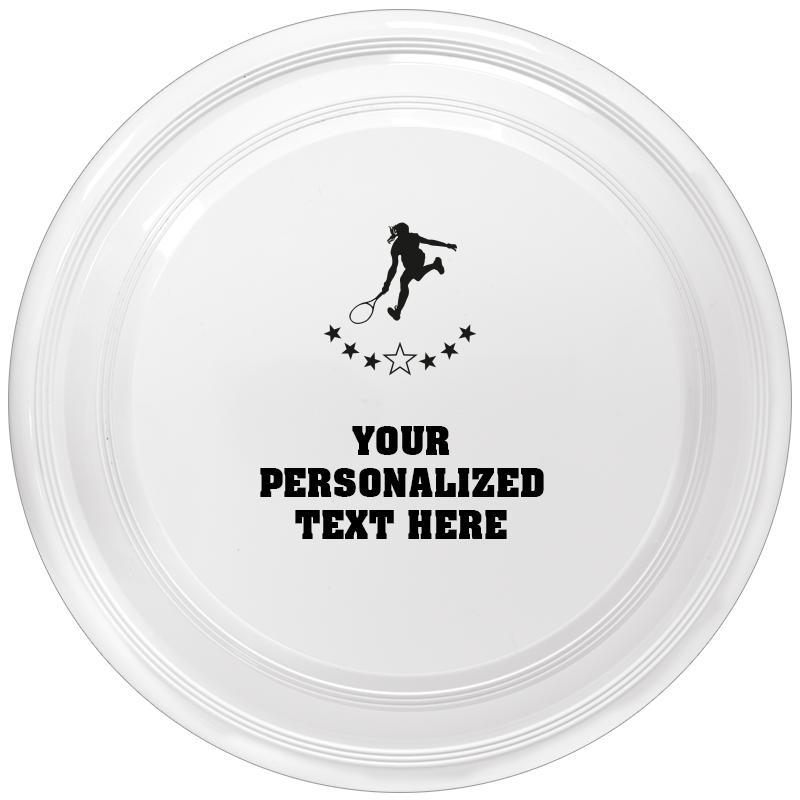 9" WHITE FRISBEE