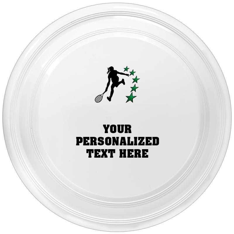 9" WHITE FRISBEE