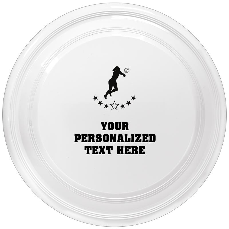 9" WHITE FRISBEE