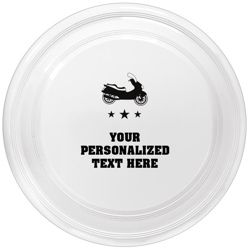 9" WHITE FRISBEE
